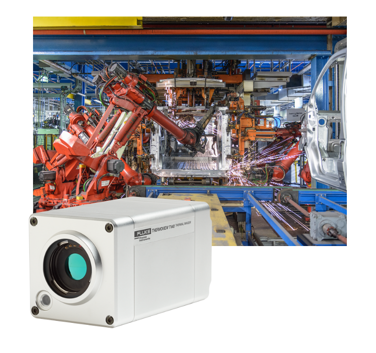 Instrumentos de processo ThermoView TV40 da Fluke para fabricação com processo automatizado